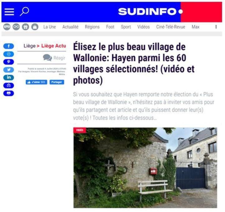 Le Gite D'Hayen Sprimont Esterno foto